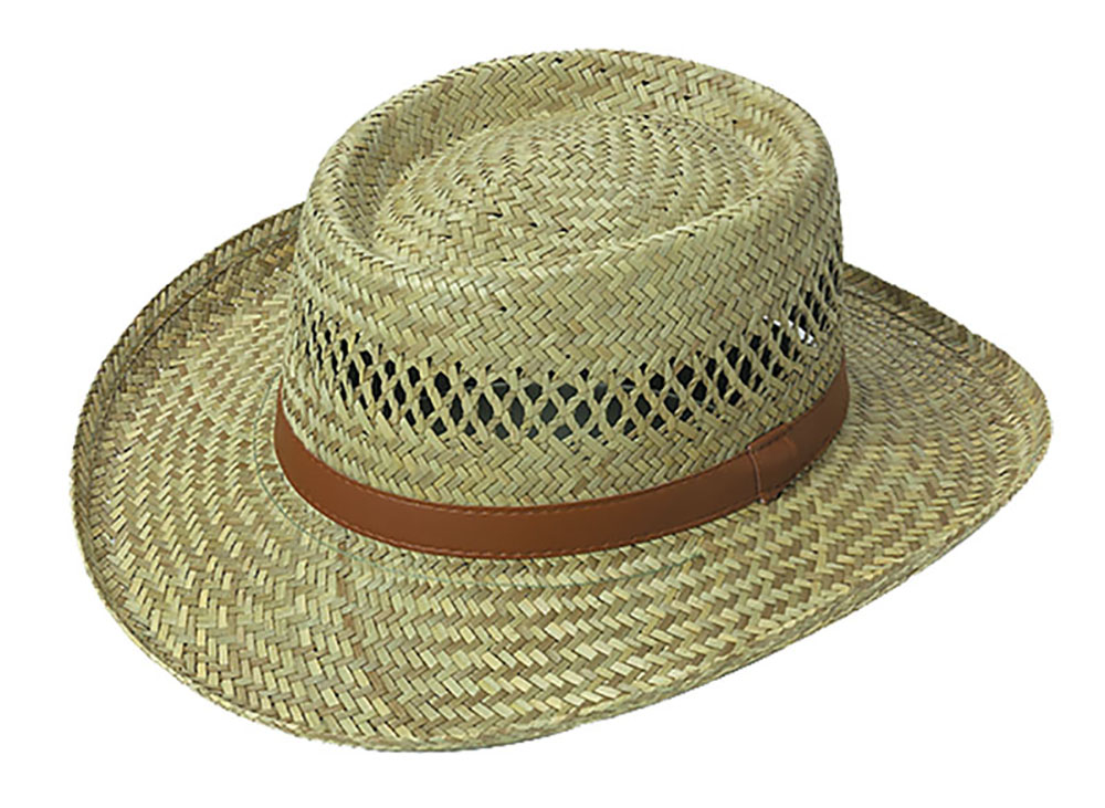 Vented Gambler - Summer Straw Hats